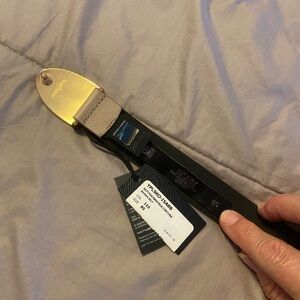 Just Cavalli Gold and Tan Belt